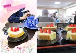 ☕特別喫茶🫖苺のロールケーキ🍓