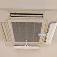 エアコン風よけ・調整カバーを取り付け!