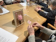 桜のモチーフづくり