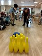ストライクで大盛り上がり!