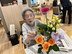 夏のフラワーアレンジ