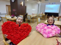 2月/ハートのオブジェ💕