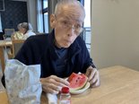 スイカ割り③