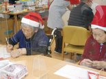 生活のご様子☆クリスマスカード作り☆