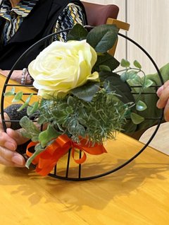 ワイヤーフラワー作り