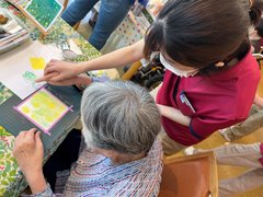 パステルアートで季節を感じて