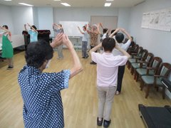 盆踊りの練習