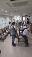 百歳体操の体力測定です