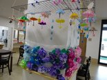 ☔梅雨に咲く傘と、あじさいの華