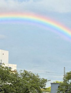 🌈雨が上がったら、素敵な風景が。