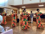 フラダンスの訪問行事