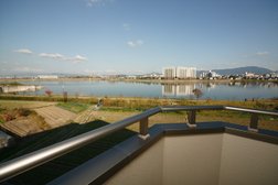 屋上からみた狭山池