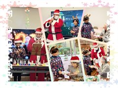 クリスマス会に可愛いゲストが来てくれました☆