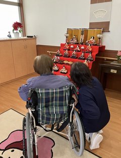 ご入居者とスタッフ🎎