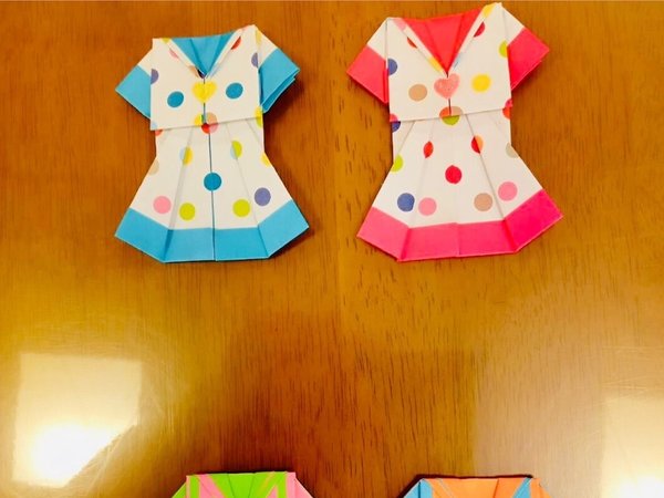 折り紙でセーラー服を作りました カーロガーデン八王子 東京都八王子市 Lifull介護 旧home S介護