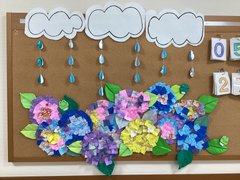 手作り紫陽花