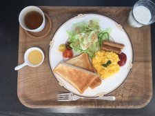 時には目先を変えてワンプレートの朝食もお出ししています。