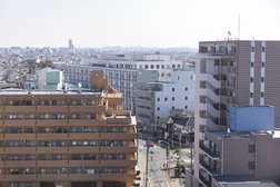 総合病院まで徒歩約3分(施設からのお写真)