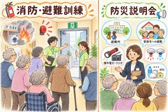 消防・避難訓練&説明会