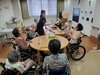 今日は健康運動指導士さんが来ています。