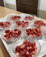 ストロベリーブラマンジェを作りました。