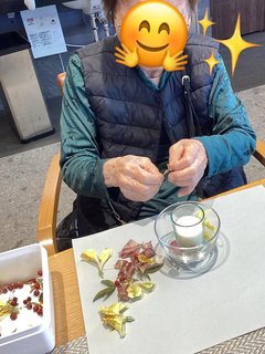 ロウソクを作りました