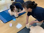 救命救急の研修を行いました。