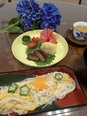 R8.7.7 グルメあざれあ「七夕そうめんと一口盛り合わせ」②