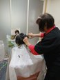 月一度の訪問理美容✂