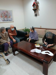 ロビーでほっこり団らんのひととき💕