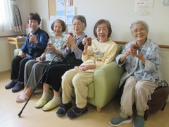 ホールでのふれあい