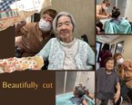 訪問美容師さんがきてくれました!!