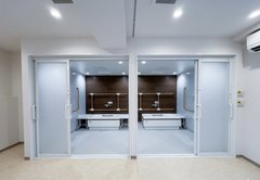 お風呂の準備が整いました。お一人おひとりの時間を大切に。