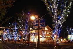 伊万里駅前のイルミネーション