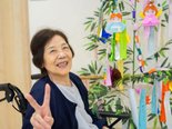 七夕の飾り付け