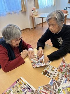 掲示物のお手伝い