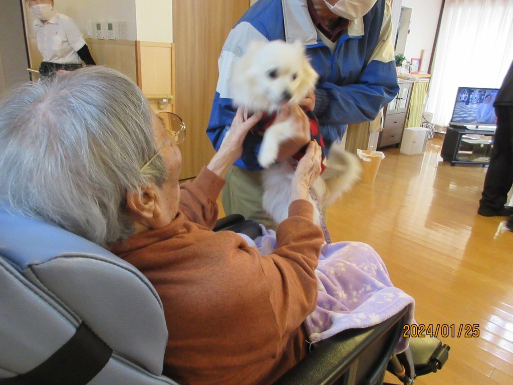 ワンちゃんは可愛い!｜特別養護老人ホーム かすがの郷(福岡県春日市