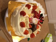 15時のおやつ「クリスマスケーキ」