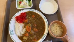 入居者様に人気の挽き肉カレ～🎵