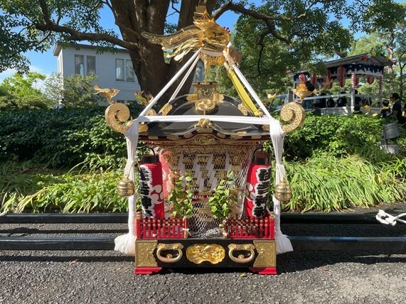 金属製ＡｕＰ御神輿 金属製AuP御神輿 神輿 □ 鳳凰[ トップに ] お神輿[おみこし銅 真鍮