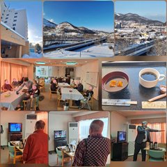 ◆ヴェラス石山で施設では「お汁粉振る舞い」でオレンジカフェ開催◆