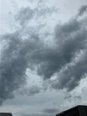 雨雲が広がる今日の空☁️