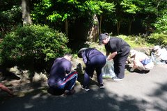 ゴミゼロの日の美化活動