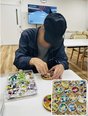 感謝を込めて。4/28に向けて「記念の席札兼コースター」を手作り中!✨