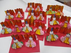 折り紙(2022年3月のレクリエーション)