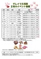 2月のイベント表