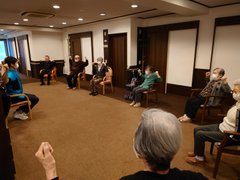 集団リハビリ体操(2022年3月のレクリエーション)