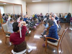 棒体操(2022年3月のレクリエーション)