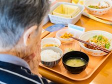 入居者様とお食事