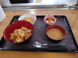 麻婆丼 with みたらし団子🍡